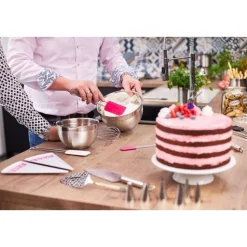 RösleTeigschaber breit 26 cm Pink Charity Edition pink