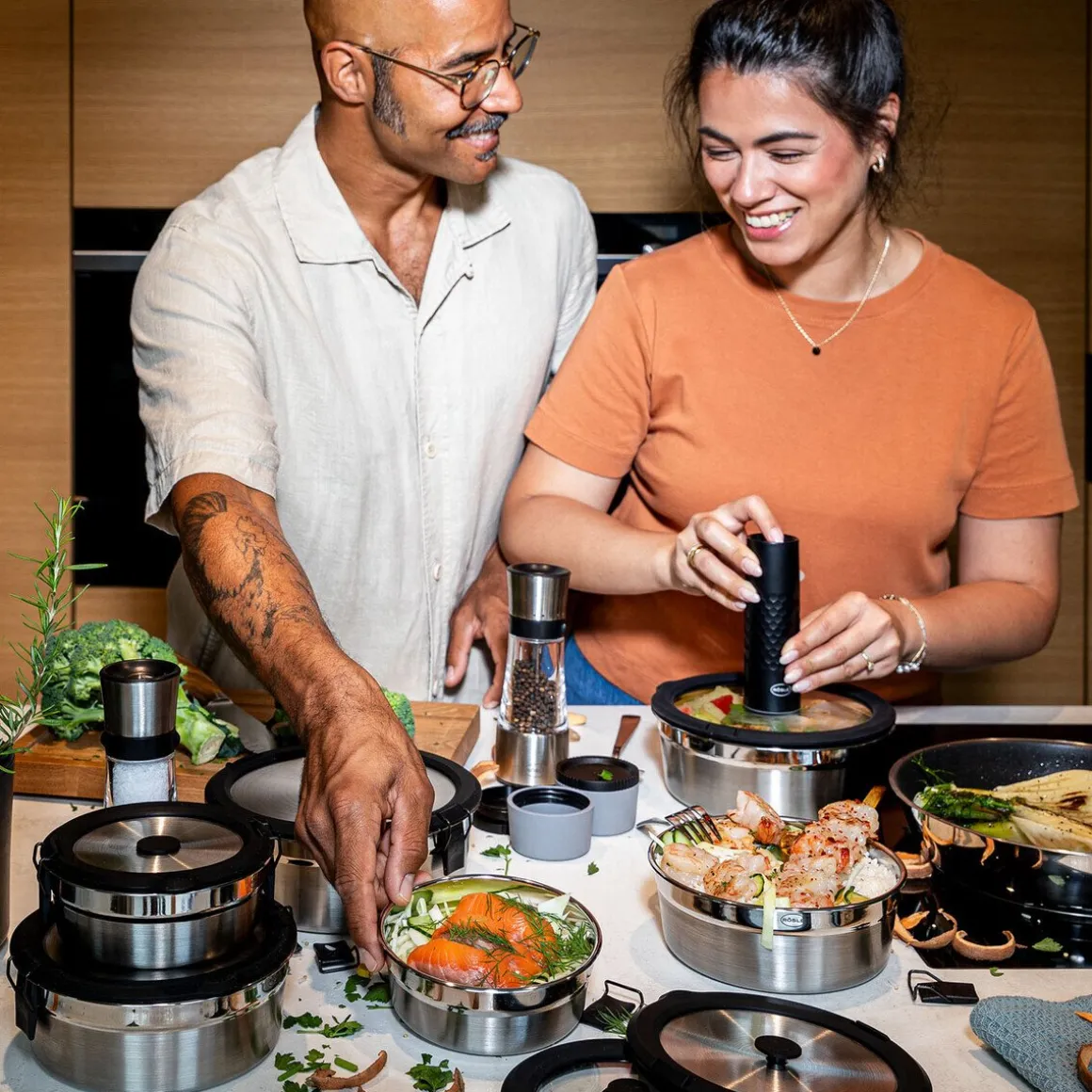 RösleVakuumdeckel zur Dose mit 1,0 l Flexx 2Go klar