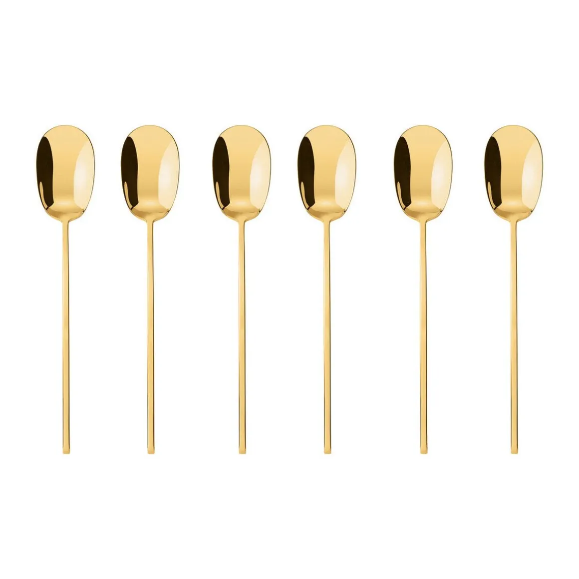 SambonetEspressolöffel 6er-Set 100 Mirror PVD Gold