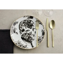 SambonetKuchengabel 6 St. Rock Antique Edelst./PVD Champagne