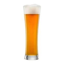 Schott ZwieselWeizenbierglas groß 4er-Set Beer Basic mit Moussierpunkt klar