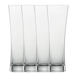 Schott ZwieselWeizenbierglas klein 4er-Set Beer Basic mit Moussierpunkt klar
