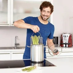 Schulte-UferSpargeltopf Profi-Star 18 cm edelstahl