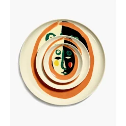 SeraxDessertteller mit Gesicht 1 16 cm Feast bunt