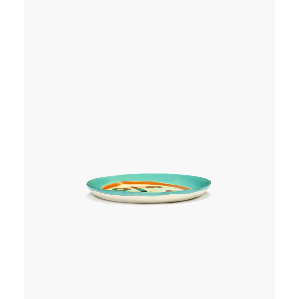 SeraxFrühstücksteller mit Gesicht 2 19 cm Feast bunt