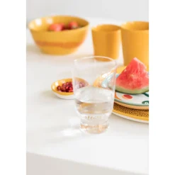 SeraxSchüssel S 16 cm Feast gelb/rote Streifen