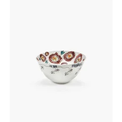 SeraxServierschüssel 22 cm Midnight Flowers Anemone Milk