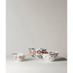 SeraxServierschüssel 22 cm Midnight Flowers Anemone Milk