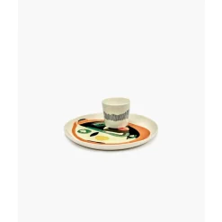 SeraxVorspeisenteller mit Gesicht 1 22 cm Feast bunt