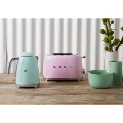 Smeg2-Scheiben-Toaster TSF01 950 W 50's Style pink