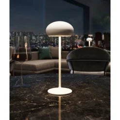 SompexAkku-Tischleuchte 23 cm 1,9 W Pebble sand