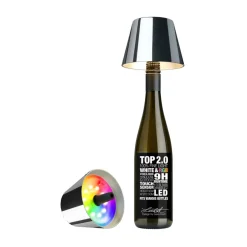 SompexLED-Leuchte 11 cm 1,3 W Top 2.0 chrom mit RGB-Farbwechsel