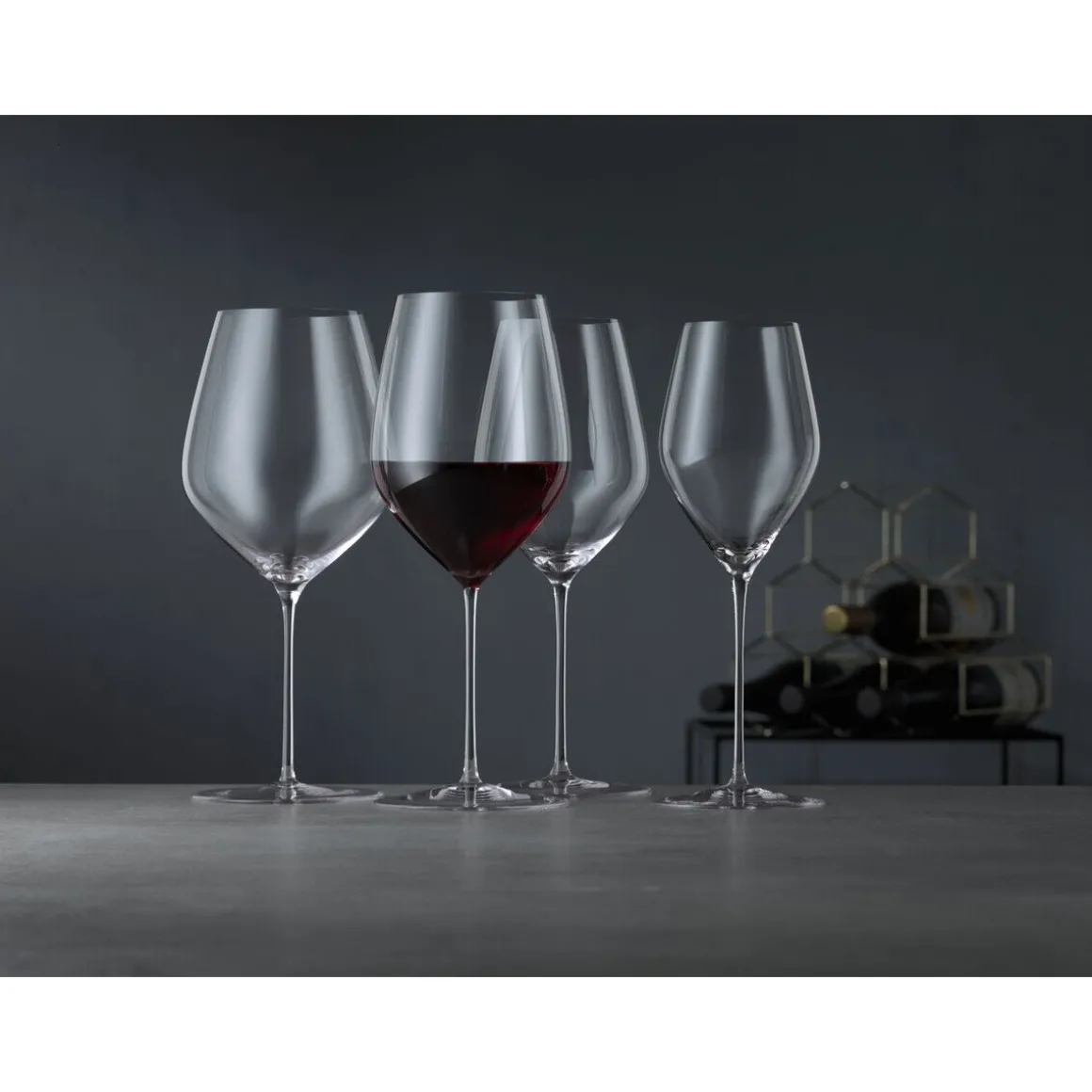 SpiegelauChampagnerglas 2er-Set Hi-Lite mit Moussierpunkt klar