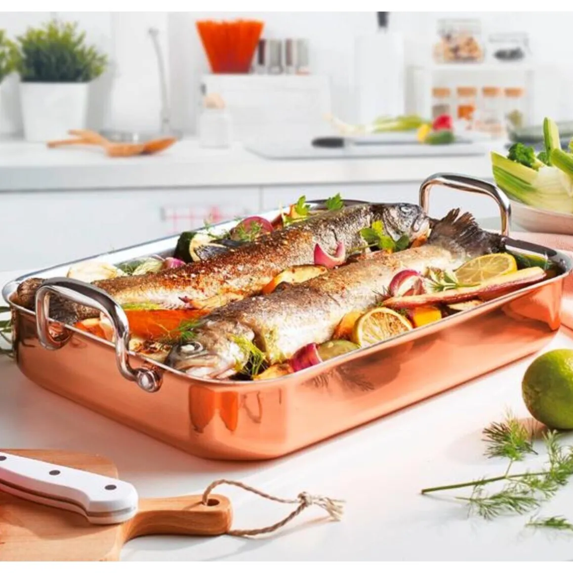 SpringBräter eckig 35x25cm Culinox nicht induktiv