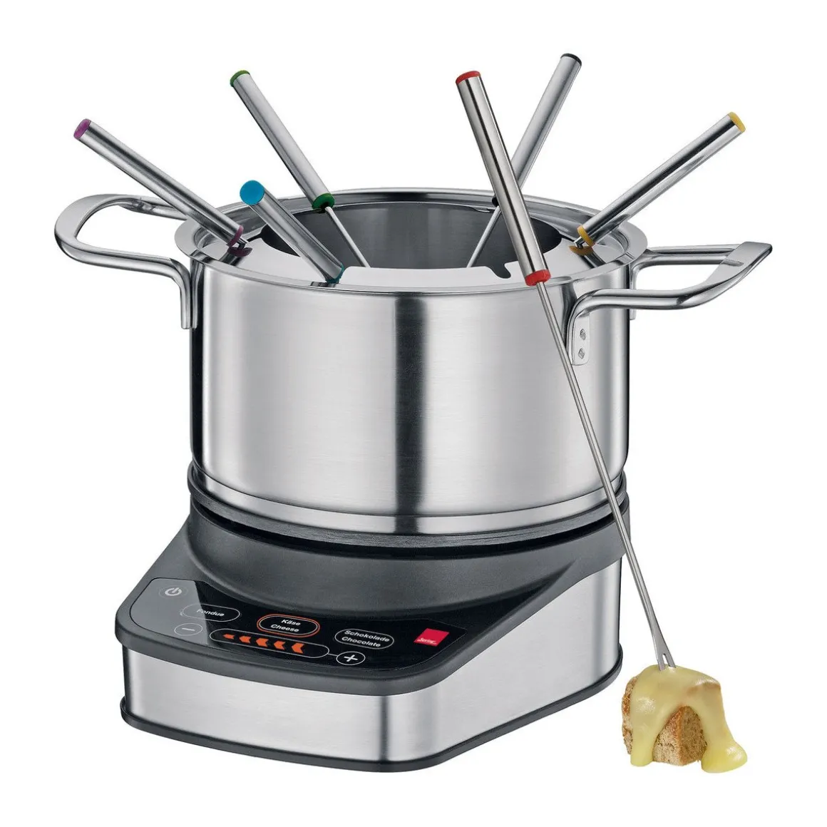 SpringFonduegarnitur 18 cm Professional silber