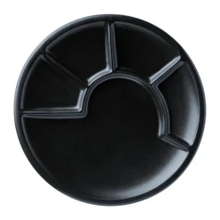 SpringFondue-Teller 23 cm schwarz