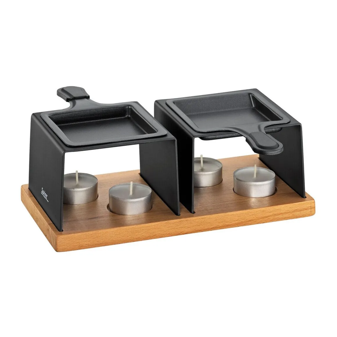 SpringKäse-Raclette für 2 24x13x8 cm Gourmet anthrazit