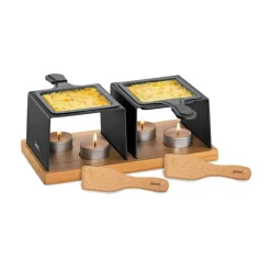 SpringKäse-Raclette für 2 24x13x8 cm Gourmet anthrazit