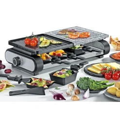SpringRaclette für 8 47x22 cm Basic schwarz