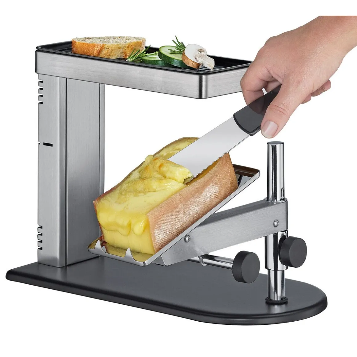 SpringRaclette-Ofen 36x17x25 cm Chalet edelstahl