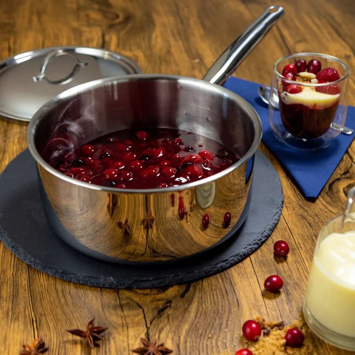 SpringStielkasserolle 20 cm Cristal