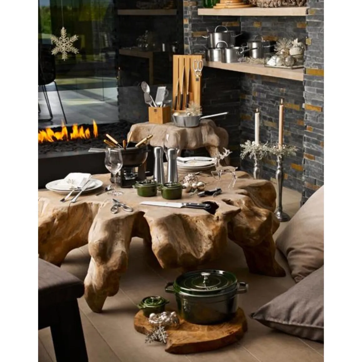 StaubFondue-Set 10-tlg. schwarz