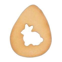 StädterAusstecher Ei mit Hase 7 cm edelstahl