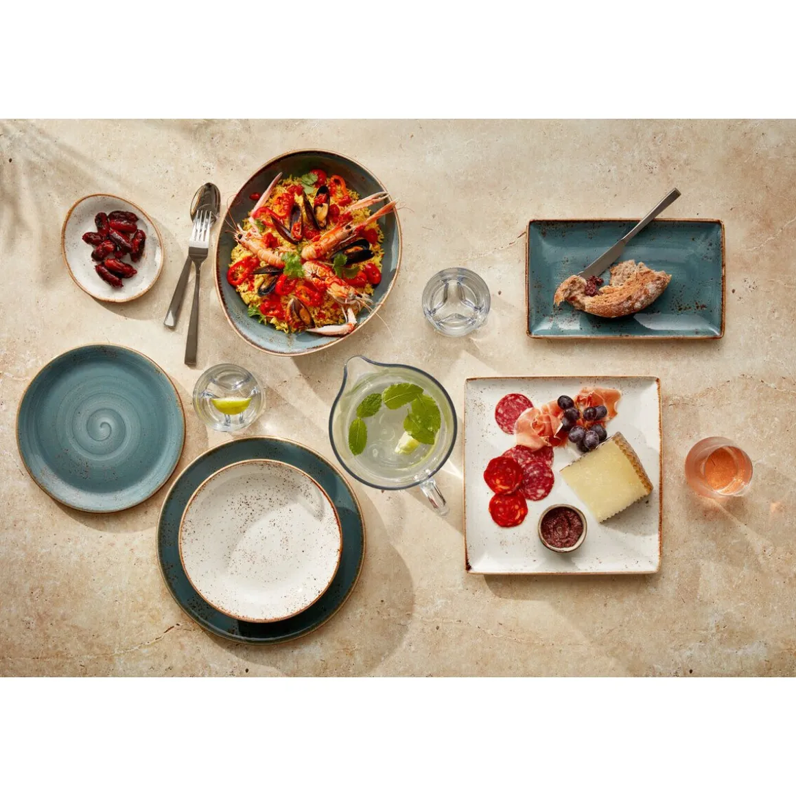 SteelitePlatte rechteckig 27x16,8cm 1130 Craft Blue