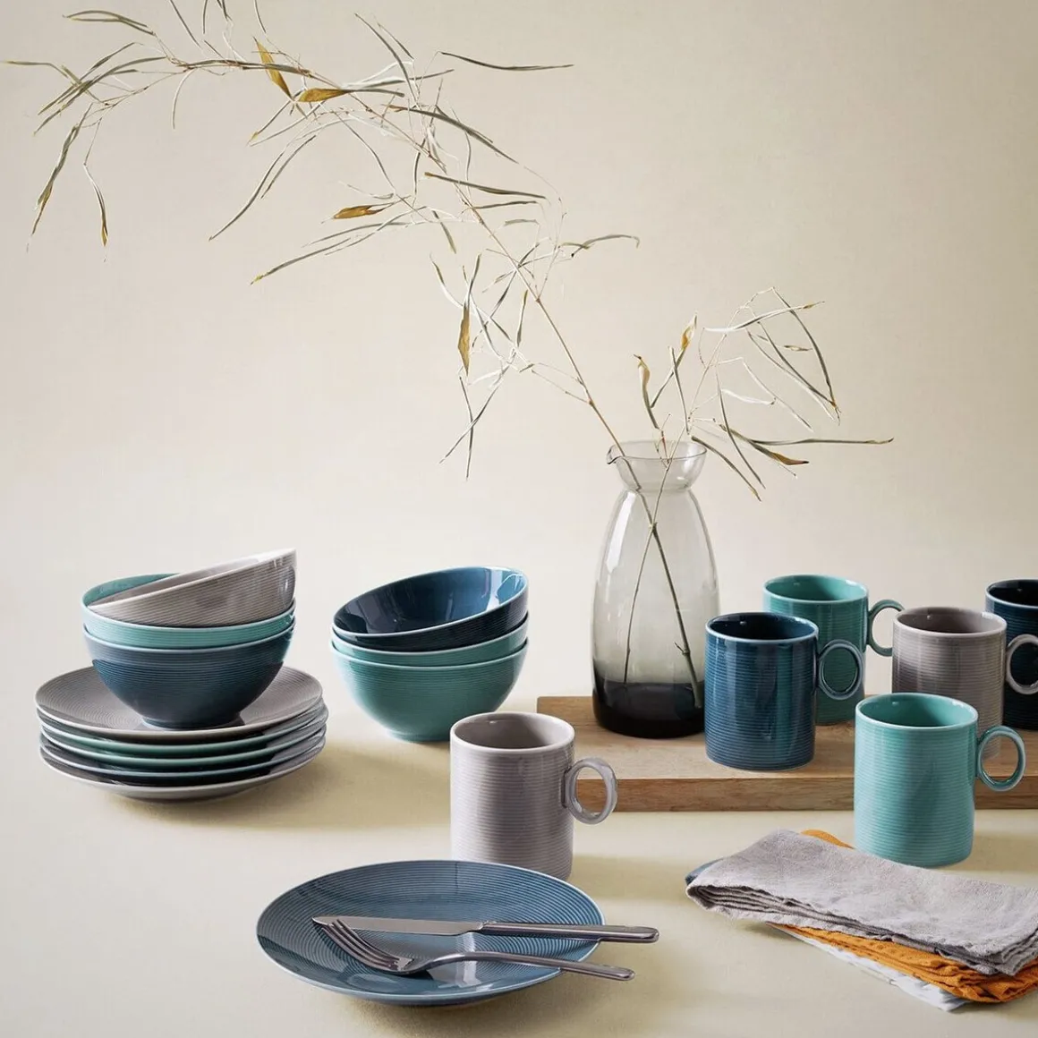 ThomasGeschirr-Set 18-tlg. Loft Colour Mixed