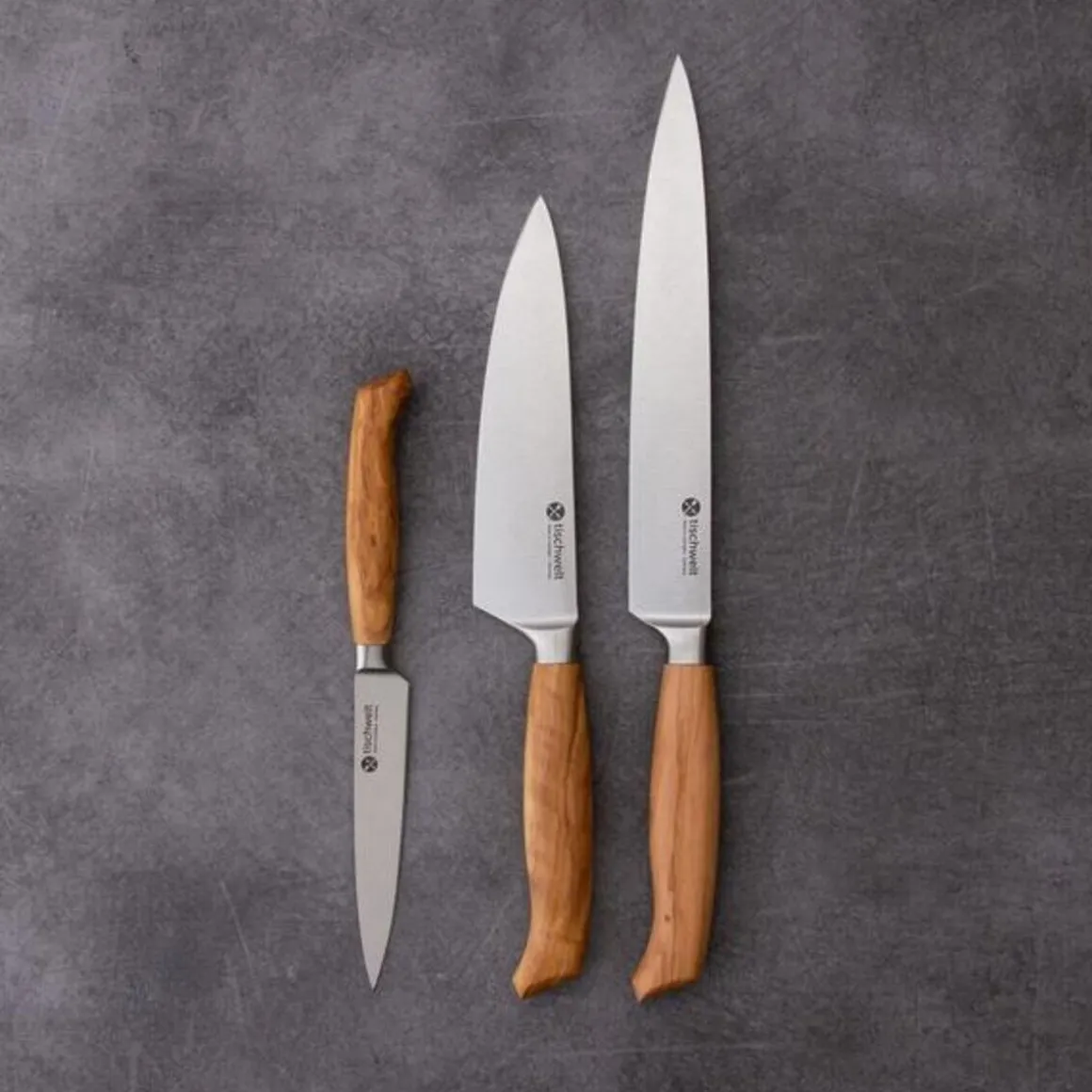 TischweltMesser Set 3-tlg. Nature