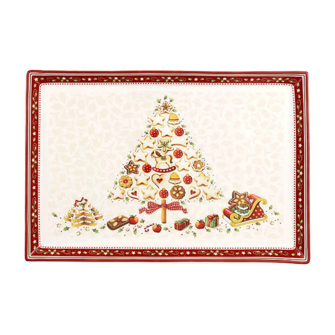Villeroy & BochGebäckplatte 39x26,5 cm rechteckig Winter Bakery Delight Neue Form 2016