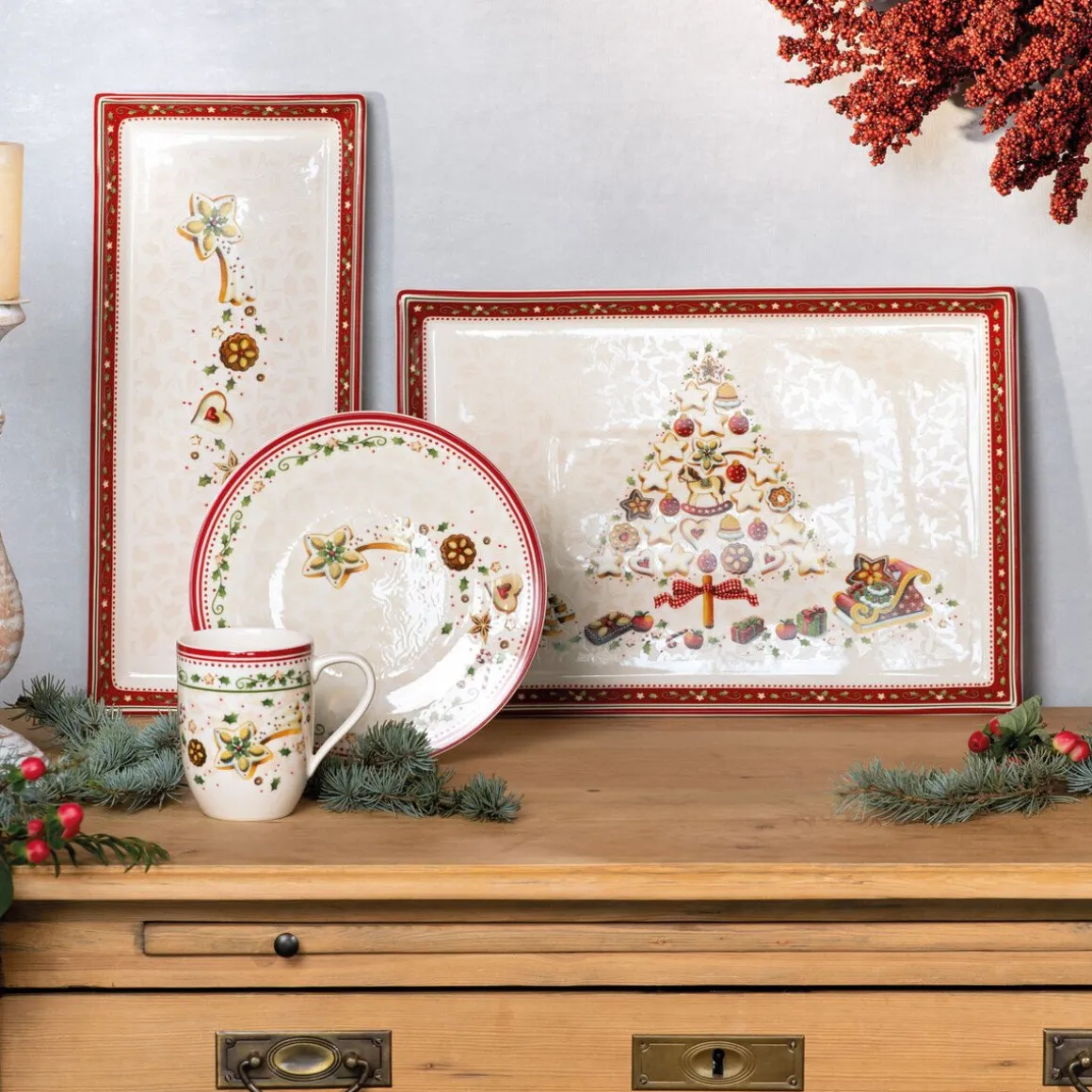 Villeroy & BochGebäckplatte 39x26,5 cm rechteckig Winter Bakery Delight Neue Form 2016