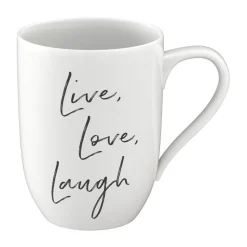 Villeroy & BochHenkelbecher 0,29 l Statement Live Love Laugh