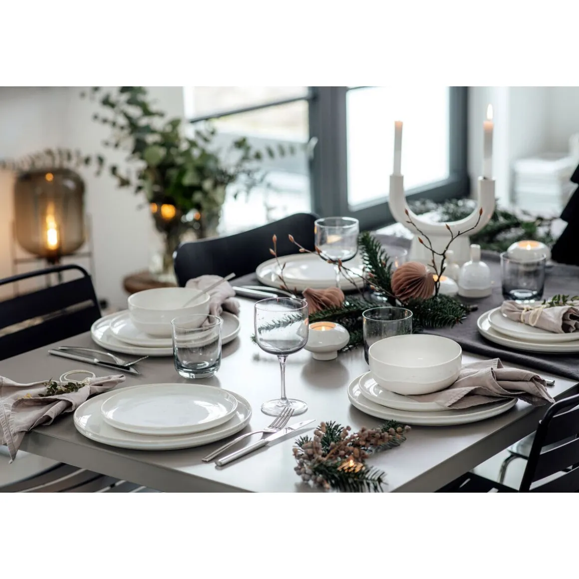 Villeroy & BochKerzenhalter U-Form 23 cm Winter Glow