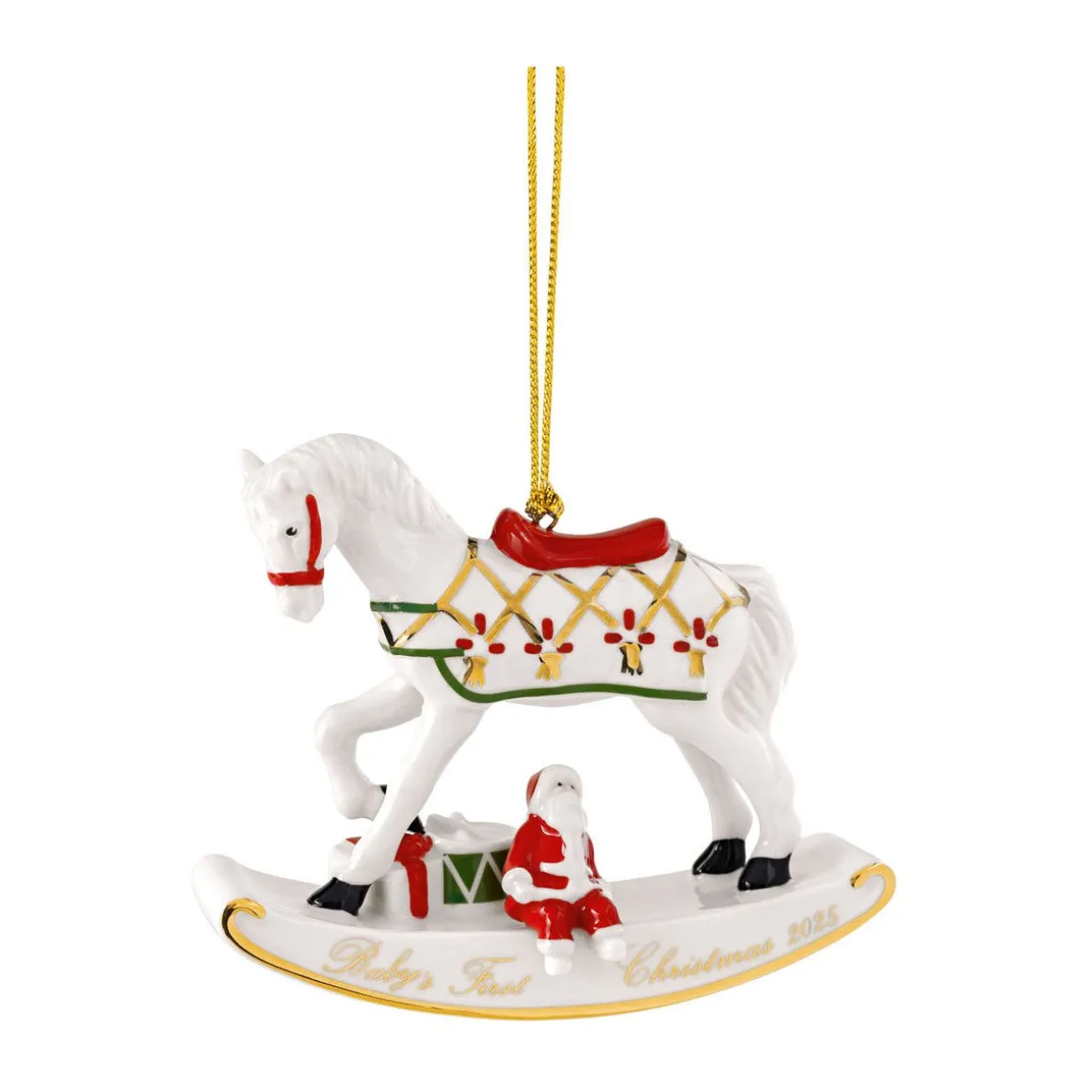 Villeroy & BochOrnament Schaukelpferd 2025 9 cm Christmas Classics