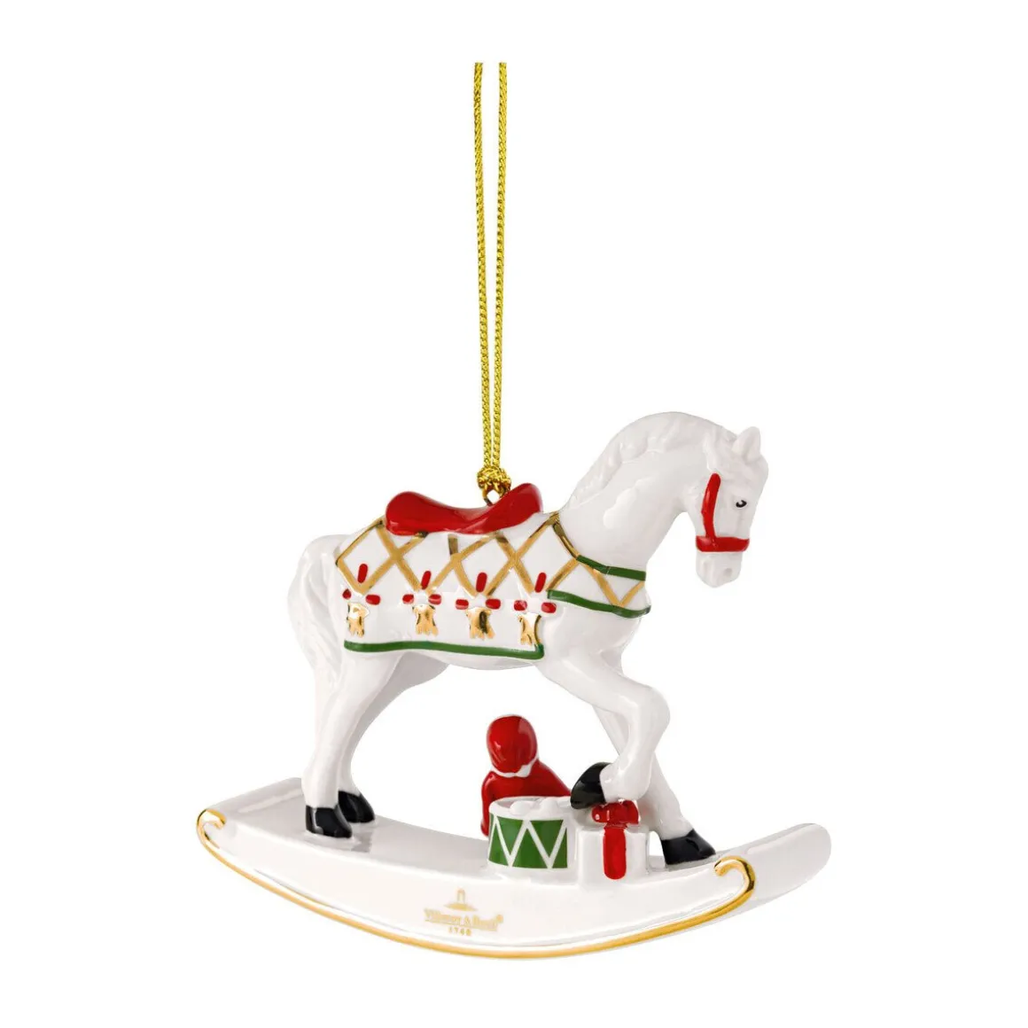 Villeroy & BochOrnament Schaukelpferd 2025 9 cm Christmas Classics