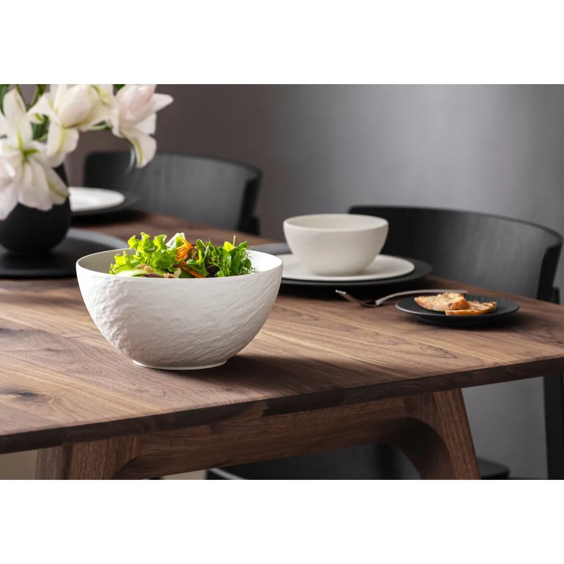 Villeroy & BochSalatschüssel 24 cm Manufacture Rock blanc