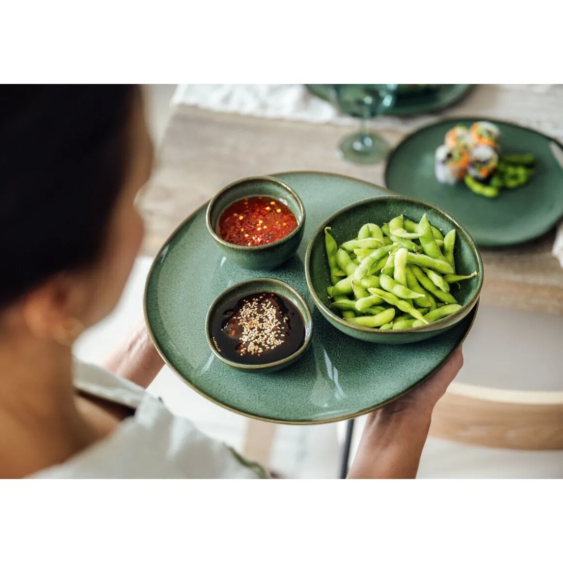 Villeroy & BochServierplatte 32 cm Lave vert