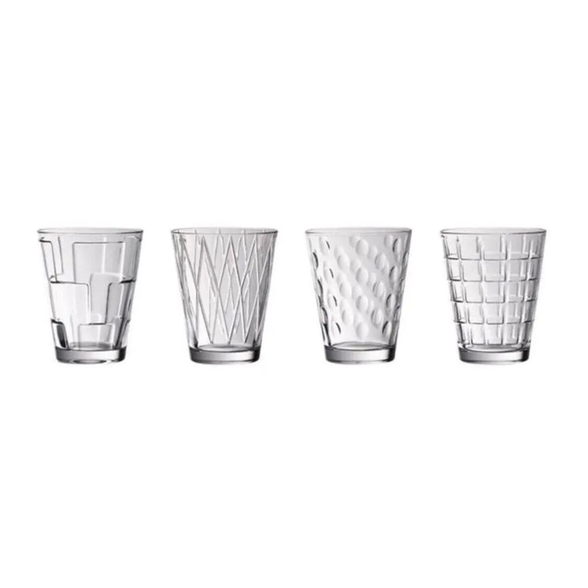 Villeroy & BochWasserglas 4er-Set Dressed Up klar