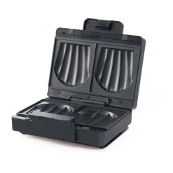 wilfaSandwichmaker Easy Melt 29x27 cm 1000 W schwarz