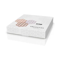 Zone DenmarkUntersetzer 3er-Set Triangles Terracotta