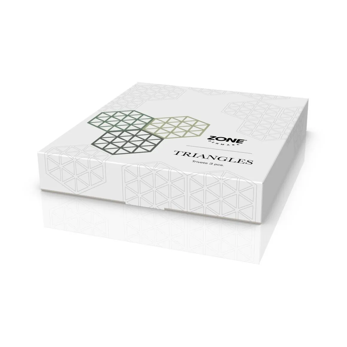 Zone DenmarkUntersetzer 3er-Set Triangles Rosemary