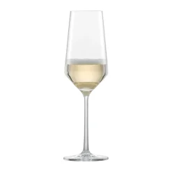 Zwiesel GlasChampagnerglas 2er-Set Pure mit Moussierpunkt